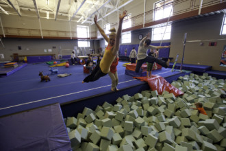 Gymnast Sponge Pit