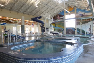 Fraser Valley indoor pool with waterslide