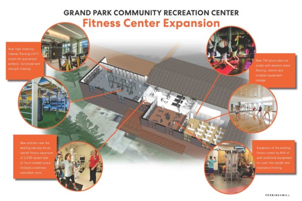 Grand Park Community Rec Center Fitness Center Expansion