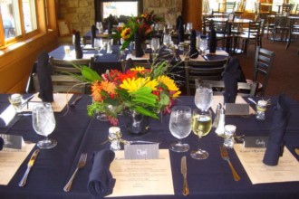 Dining Hall table setting