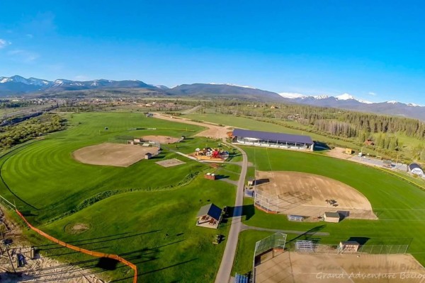 Aerial View of Sports Complex