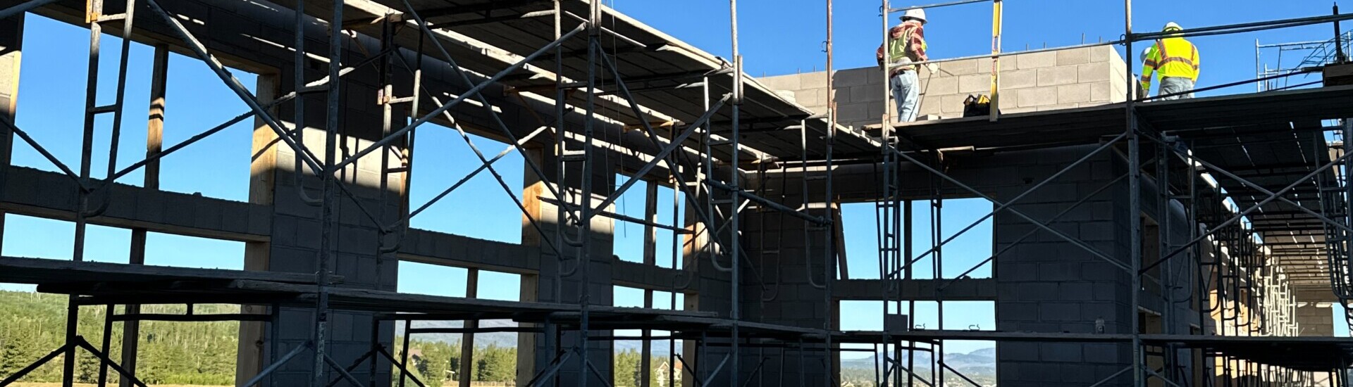 CMU construction 7/30/24